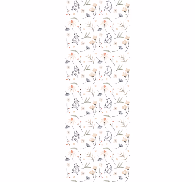 Delikat blomsterarrangement blomster tapet - TenStickers