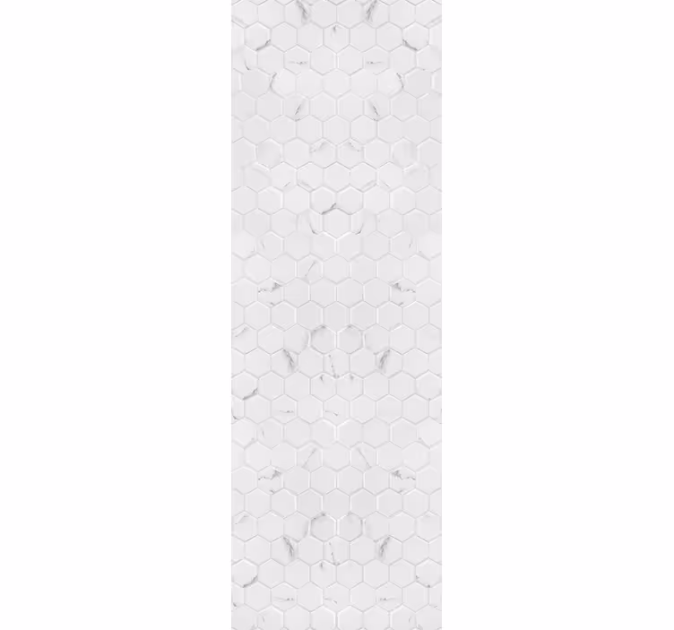 Elegant grå fliser hexagon moderne tapet - TenStickers