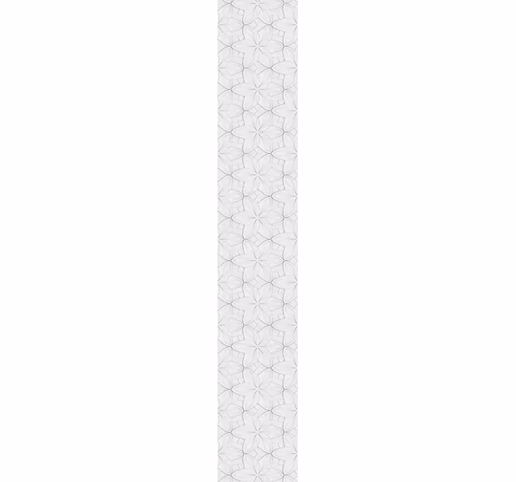Sekskantede fliser med blomster moderne tapet - TenStickers