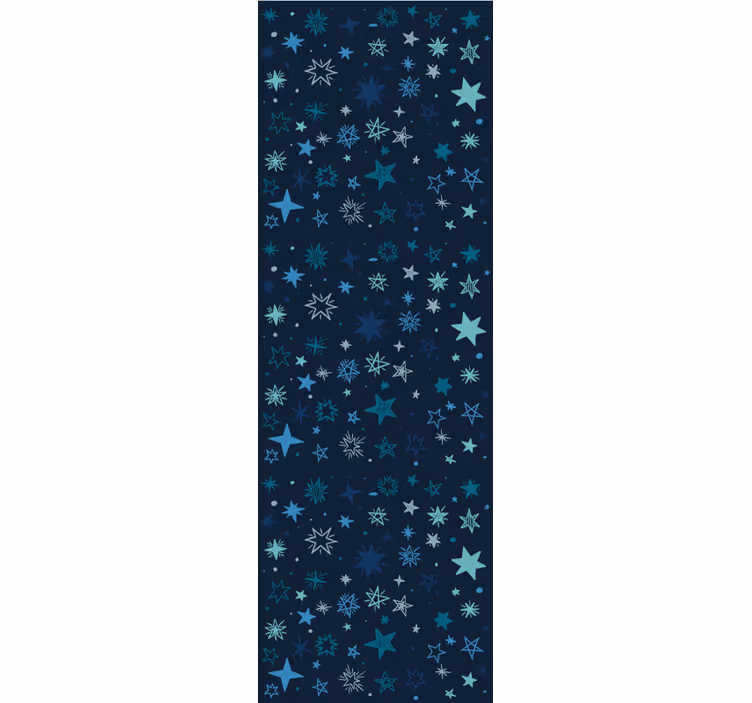 Stjerner illustration jul tapet - TenStickers