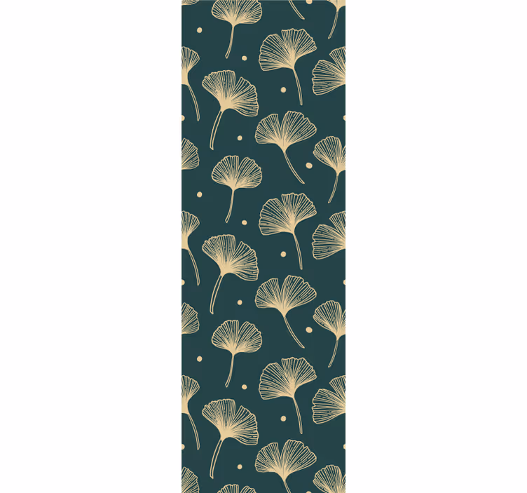 Elegant bladdisplay tapet blade - TenStickers