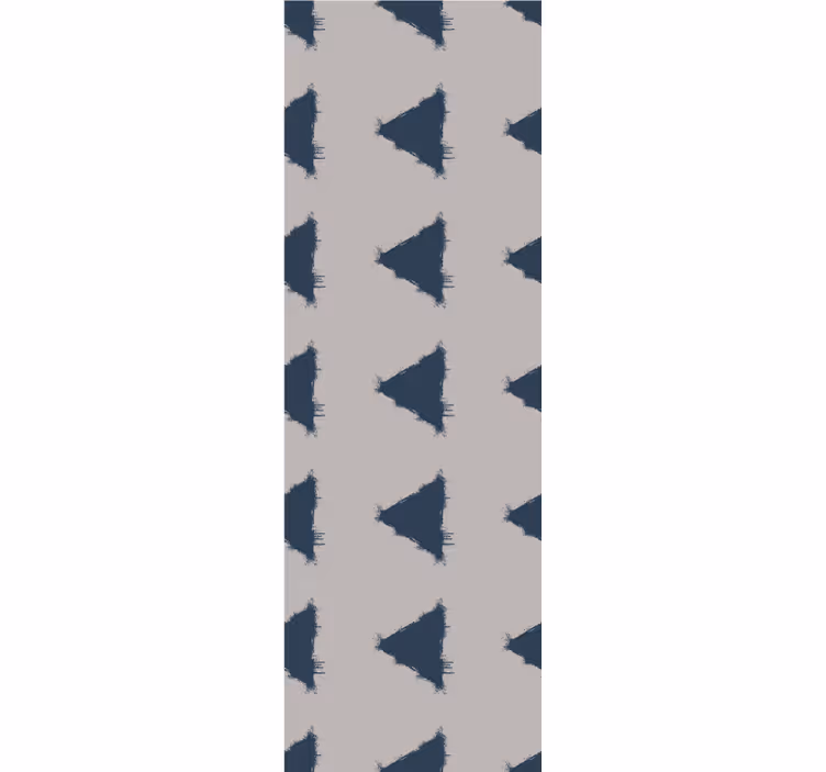 Moderne geometrisk print tapet med trekanter - TenStickers