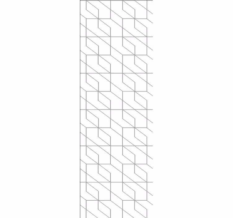 Stilfuldt mønstret design geometrisk tapet - TenStickers