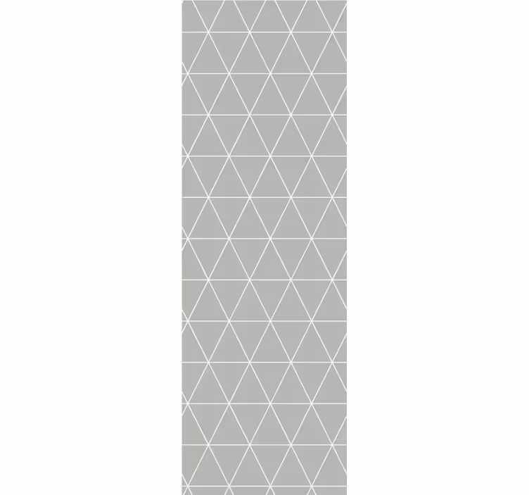 Grå elegante trekanter geometrisk tapet - TenStickers