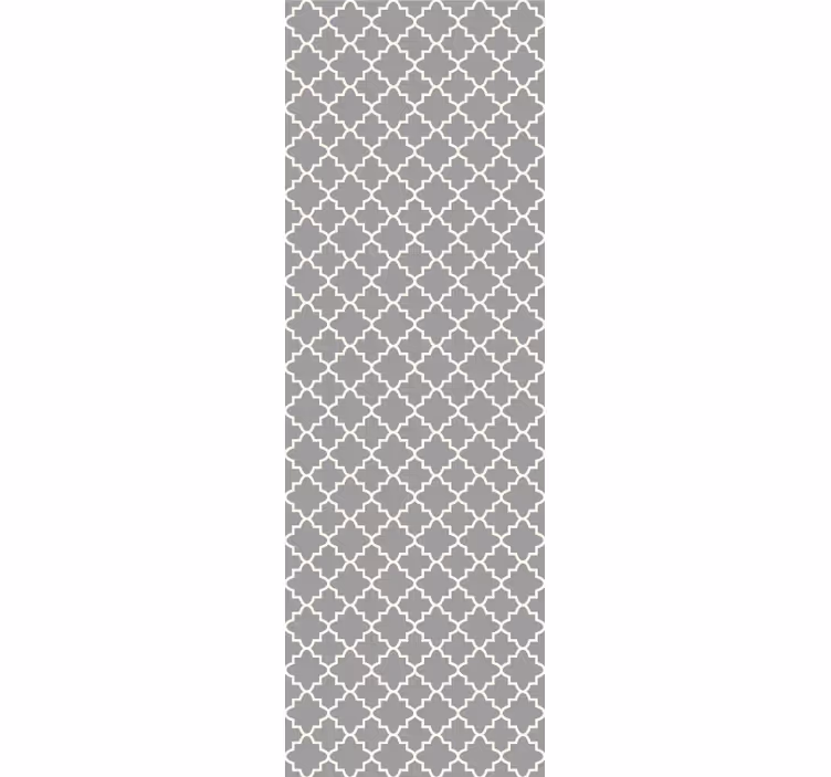 Elegante geometriske former tapet spisestue - TenStickers