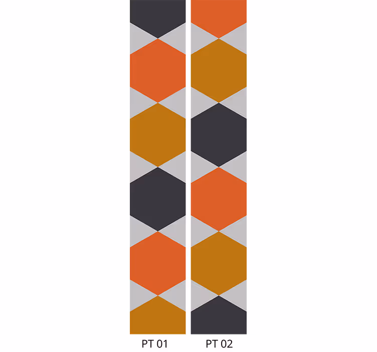 Honeycomb former geometrisk tapet - TenStickers