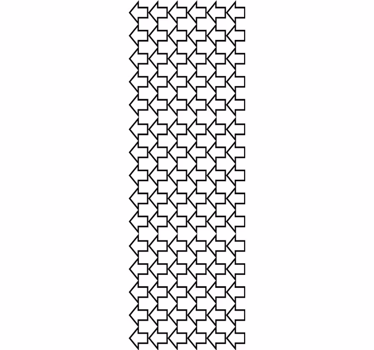 Retningspil mønster geometrisk tapet - TenStickers
