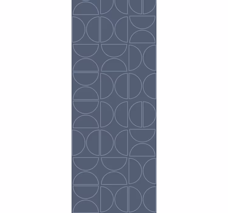 rasch symmetri kurve geometrisk tapet - TenStickers
