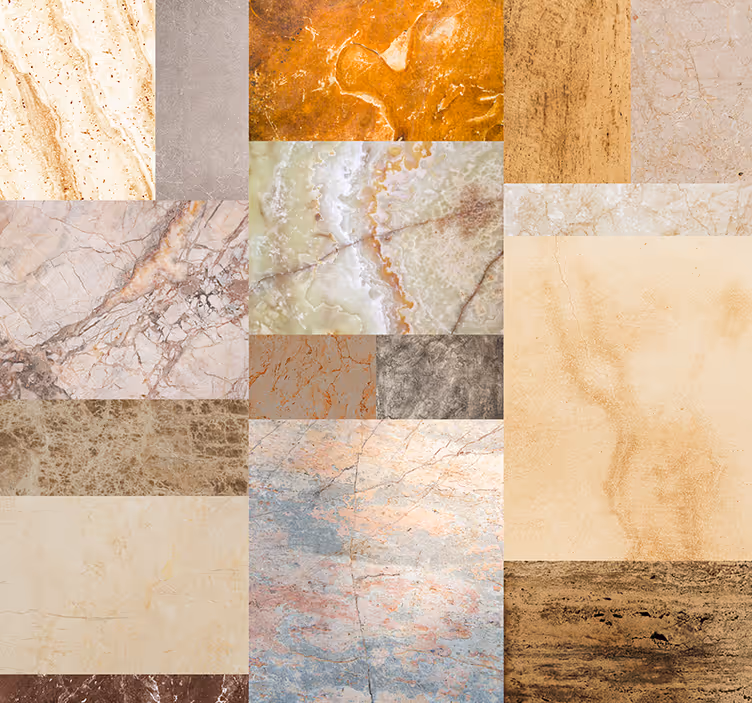 Elegant marmor struktur tapet - TenStickers