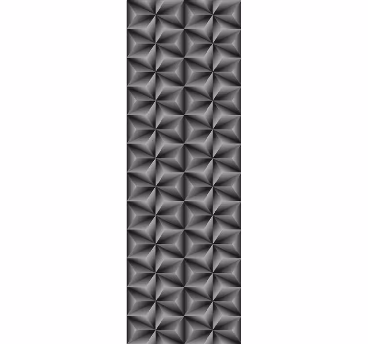 Vilde blomster geometrisk 3d effekt 3d tapet - TenStickers