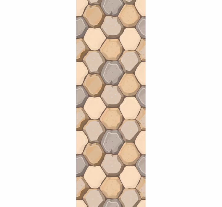 Honeycomb sekskanter struktur tapet - TenStickers