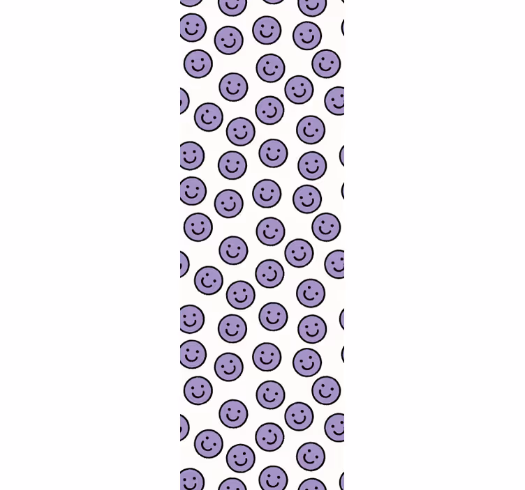 Lilla smiley ansigter børnetapet - TenStickers