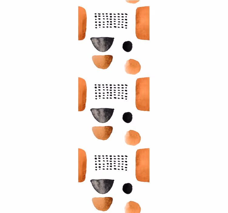 Moderne formmønstre geometrisk tapet - TenStickers