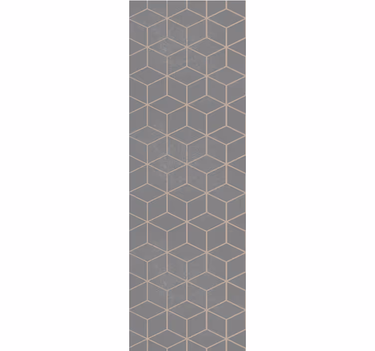 Terning struktur geometrisk tapet - TenStickers