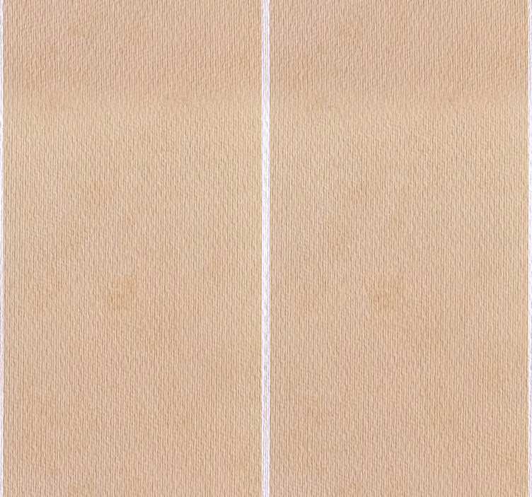 Brede striber i beige farve sengegavl tapet - TenStickers
