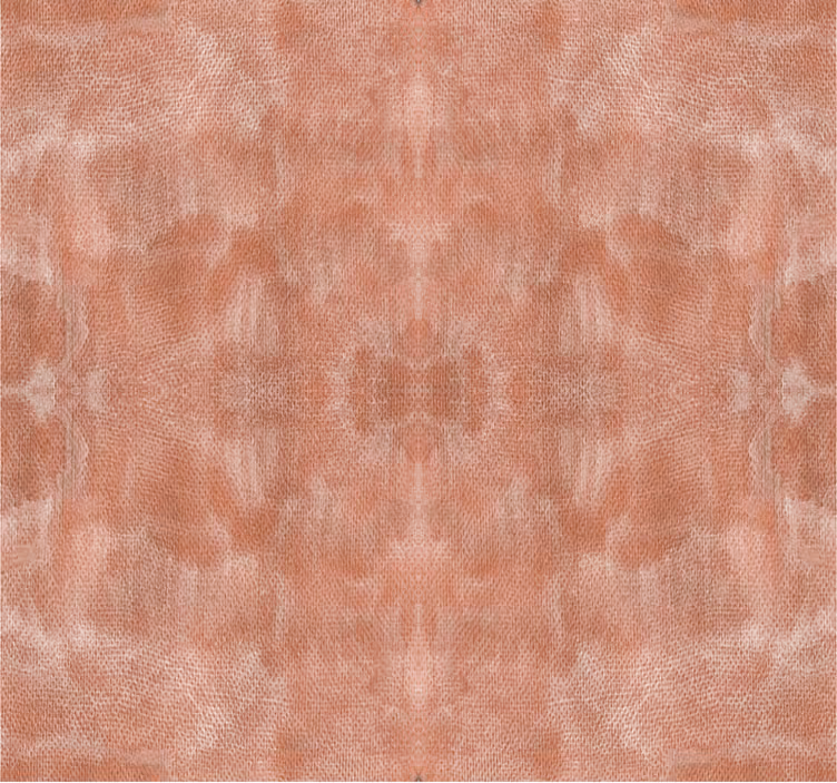 Imiteret linned terracotta tapet - TenStickers