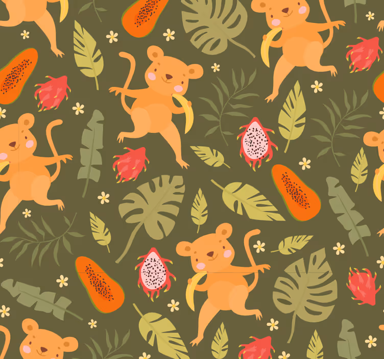 Legende kattemotiv katte tapet - TenStickers