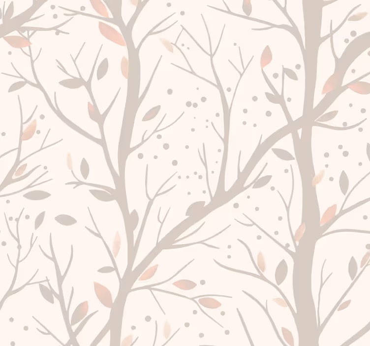 Beige store grene baby tapet - TenStickers