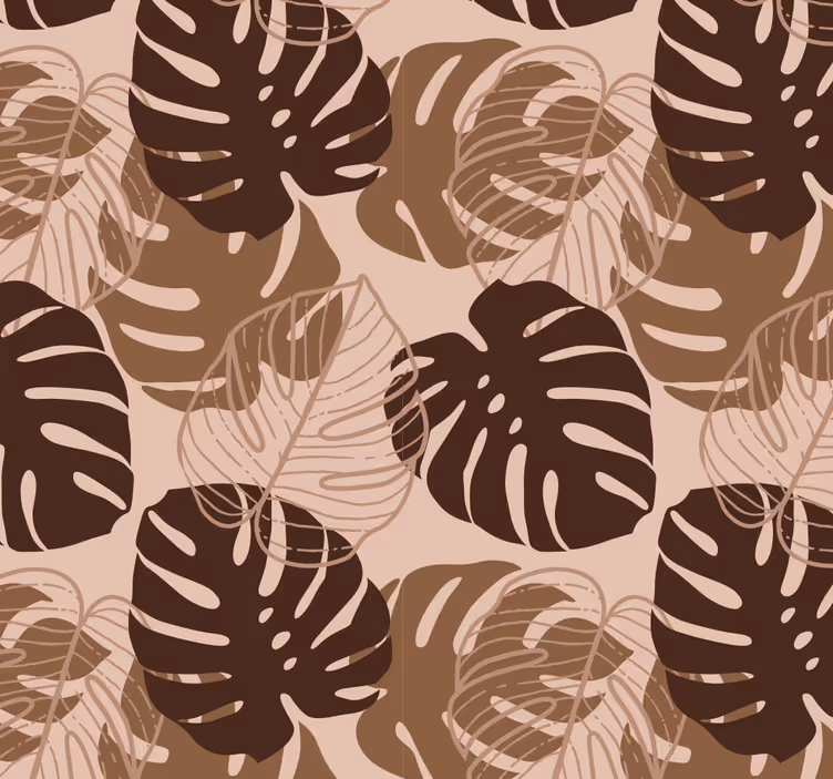 Monstera motiv tapet blade - TenStickers