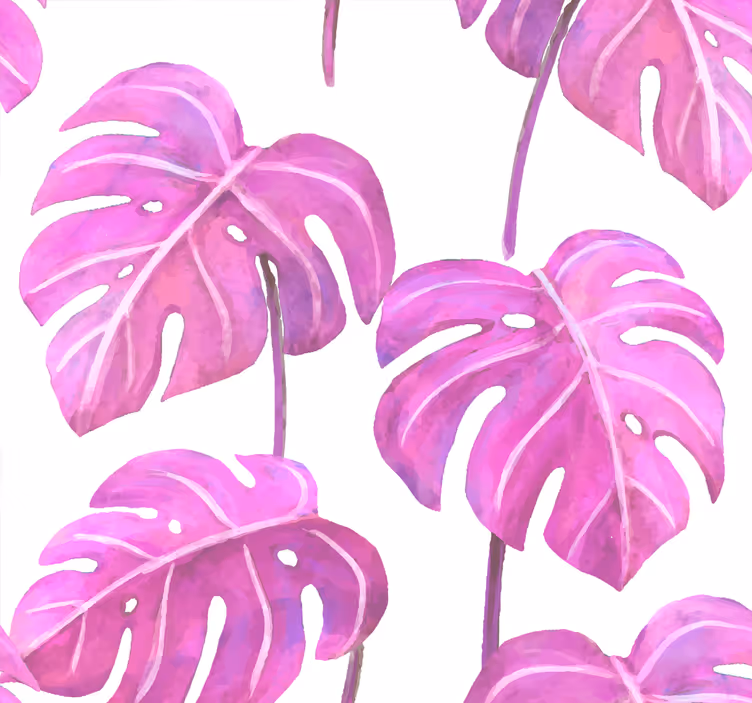 Monstera deliciosa tapet blade - TenStickers