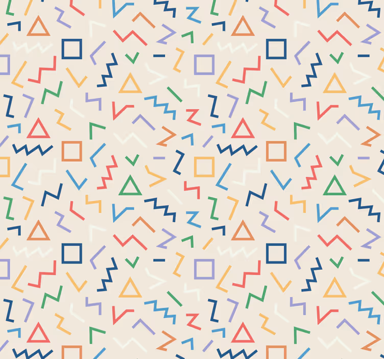 Geometriske mønster nuancer geometrisk tapet - TenStickers