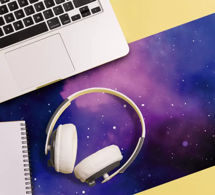 3d rumhimmel med stjerner gaming musemåtte - TenStickers