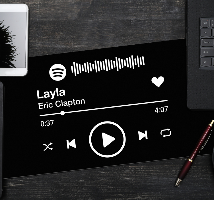 Spotify personlig musemåtte - TenStickers