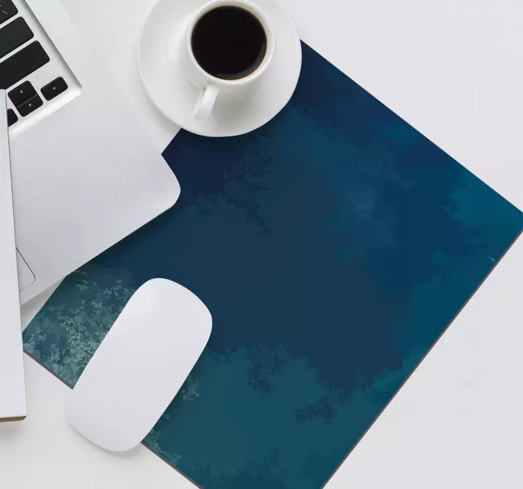 Blå farve original musemåtte - TenStickers