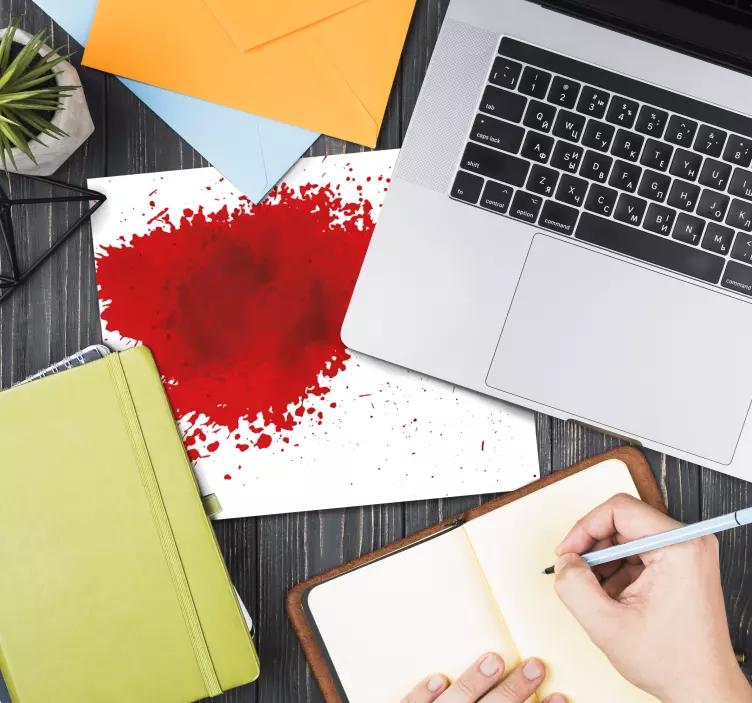 Blod pletter flere musemåtter - TenStickers