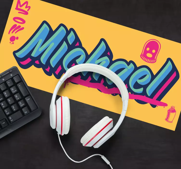 Dope stil graffiti personlig musemåtte - TenStickers