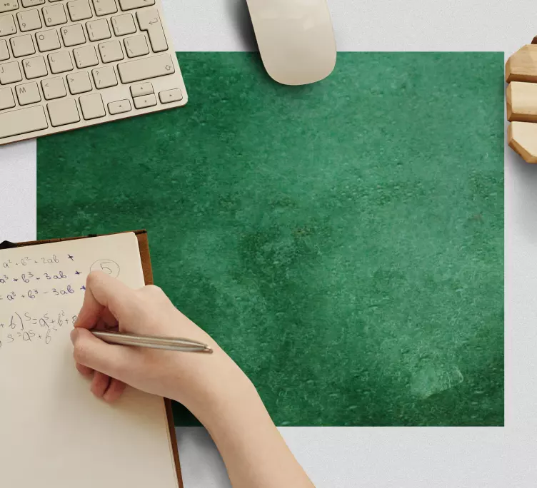 Simpel grøn farvet musemåtte - TenStickers