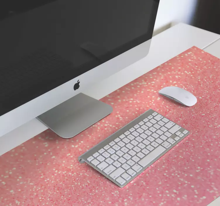 Gnistrer på lyserøde musemåtte mønstre - TenStickers