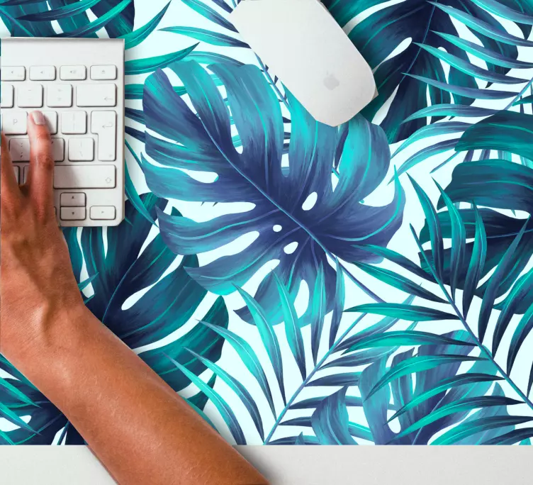 Grønne og hvide nuancer mere musemåtter - TenStickers