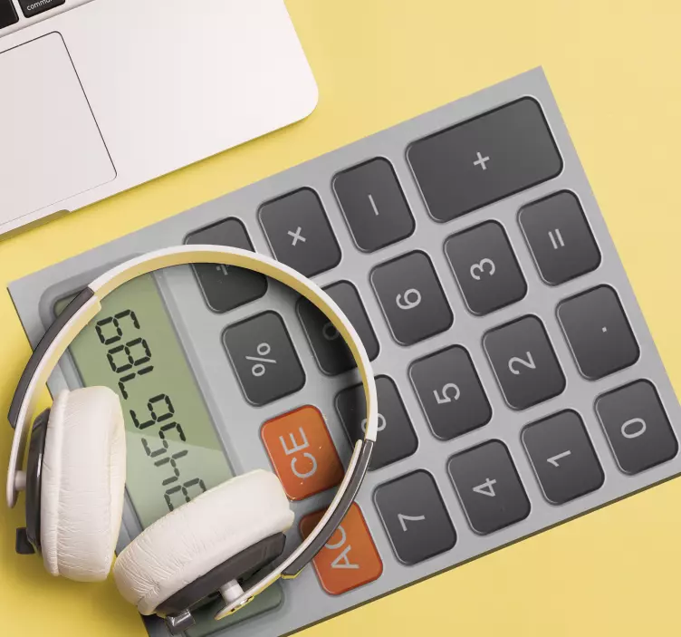 Lommeregner original musemåtte - TenStickers