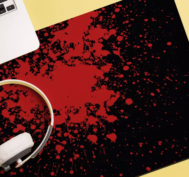 Fantastisk blod gaming musemåtte - TenStickers