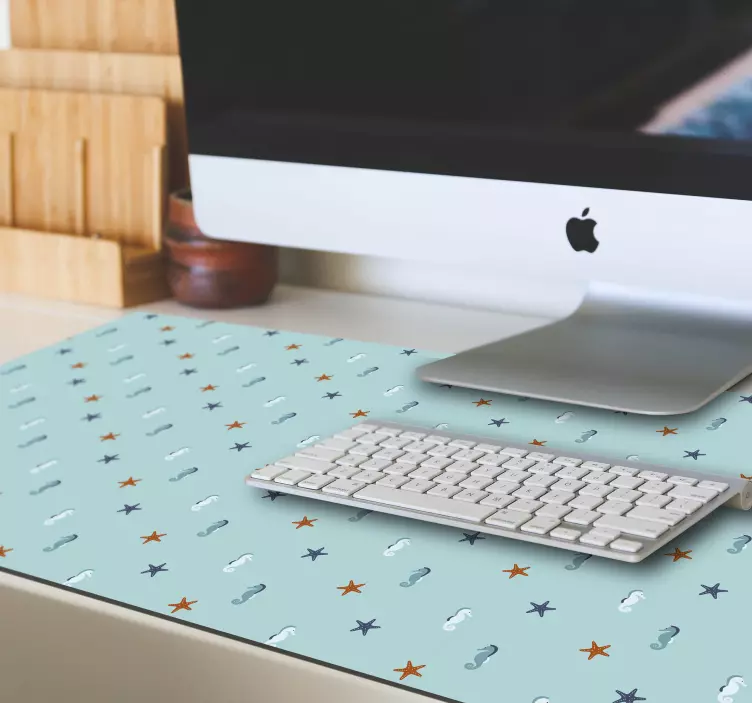 Søhest søstjerne mønster tekstur musemåtte - TenStickers