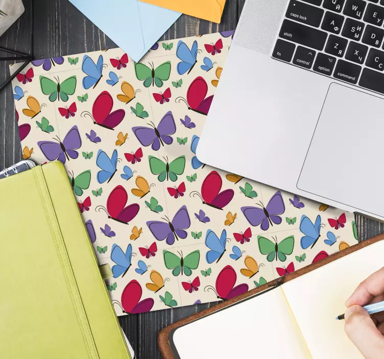Sommerfugle flyver til børn sommerfuglemusepad - TenStickers