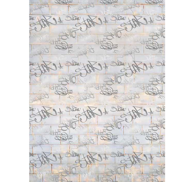 Grå graffiti originale rullegardiner - TenStickers