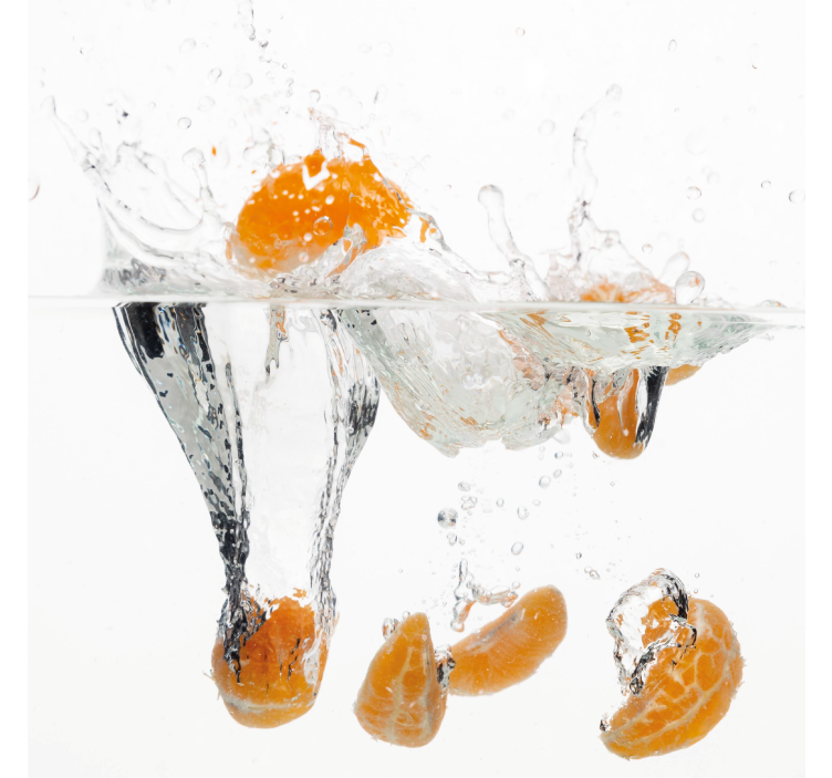 Frugter i vand rullegardin køkken - TenStickers