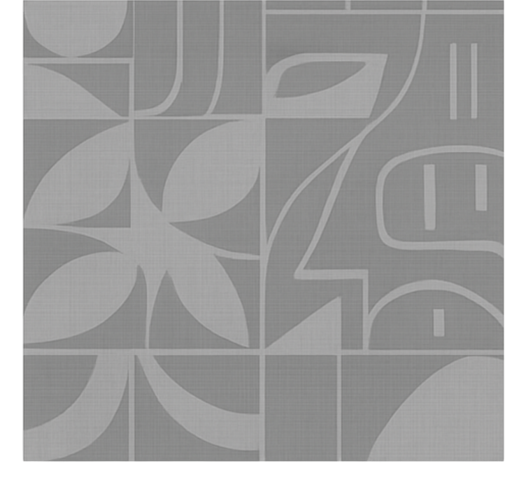 Abstrakt moderne mønster grå rullegardin - TenStickers