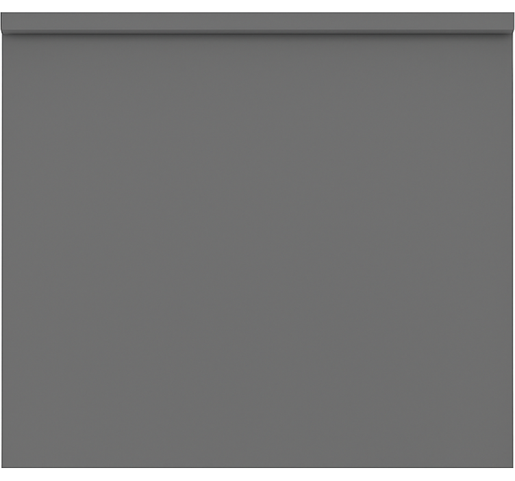 Ensfarvet elegant farve grå rullegardin - TenStickers