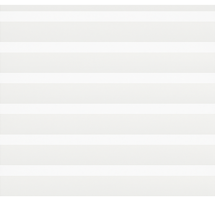 Hvide vandrette striber rullegardiner til stue - TenStickers