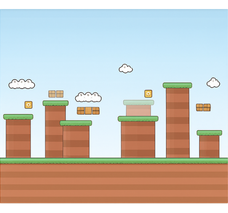 Tænd spilleblokke nørdede rullegardiner - TenStickers