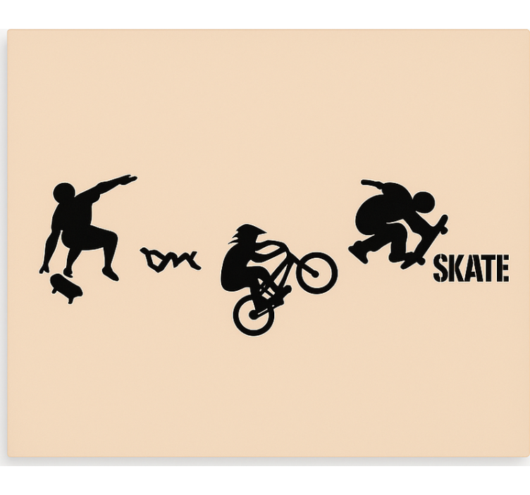 Skate bmx sport rullegardin teenager - TenStickers