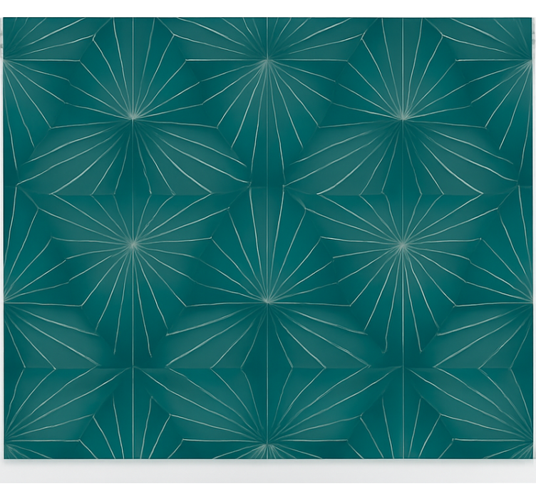 Geometrisk stjerneudbrud rullegardin teenager - TenStickers