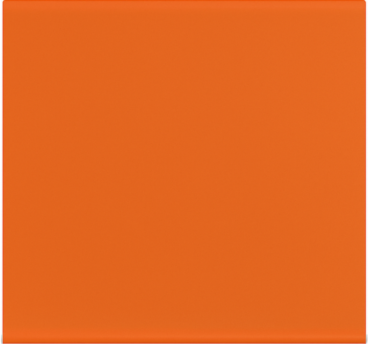 Brændt orange ensfarvet rullegardin til spisestue - TenStickers