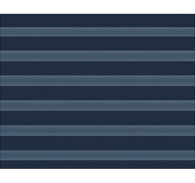 Marineblå midnatsblå striber rullegardin til spisestue - TenStickers