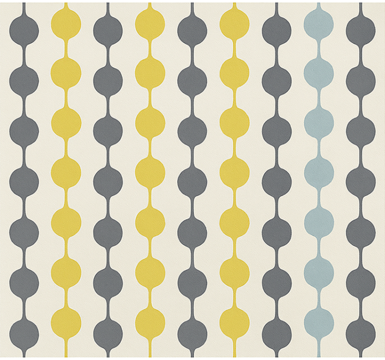 Skandinaviske rullegardiner med farverige cirkler - TenStickers