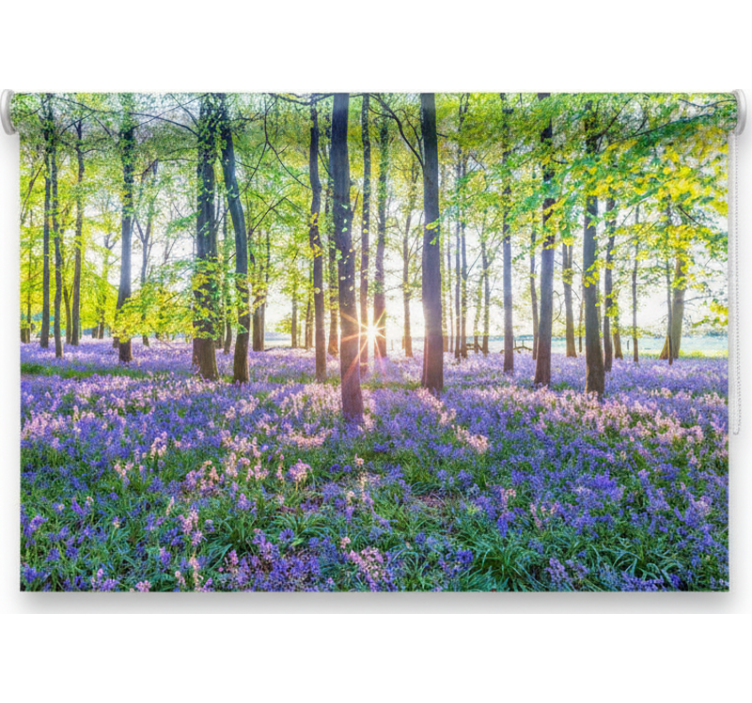 Rullegardin træ naturnær modernisme - TenStickers