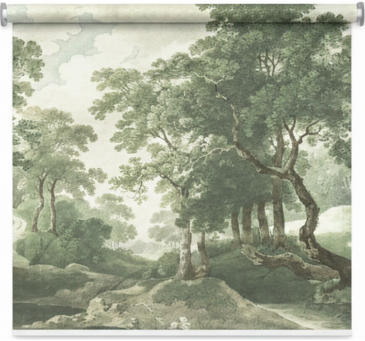 Rullegardin træ klassisk tidløs natur - TenStickers